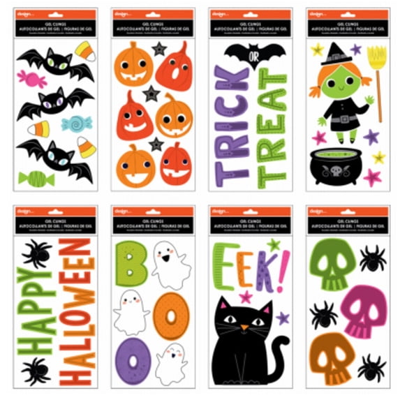 IG Design IG128275 Halloween Gel Clings, Small, Each