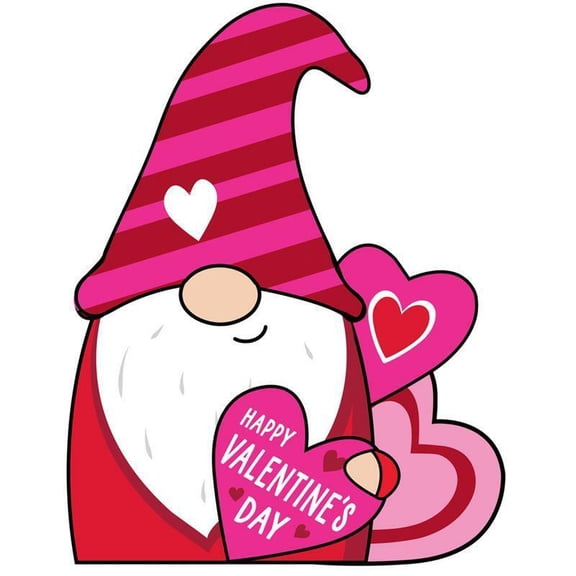 IG Design 9084217 Valentines Day Shimmer Decoration - Pack of 6