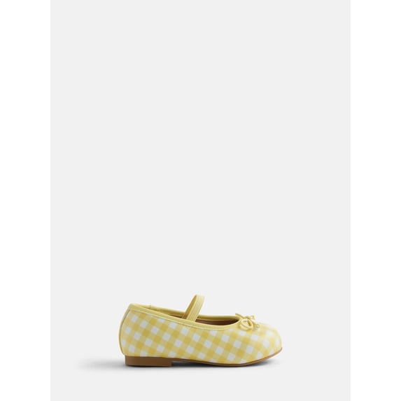 Wonder Nation Baby Girls Bow Ballet Flats