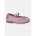 thumbnail image 1 of Wonder Nation Baby Girls Bow Ballet Dress Shoes, 1 of 6