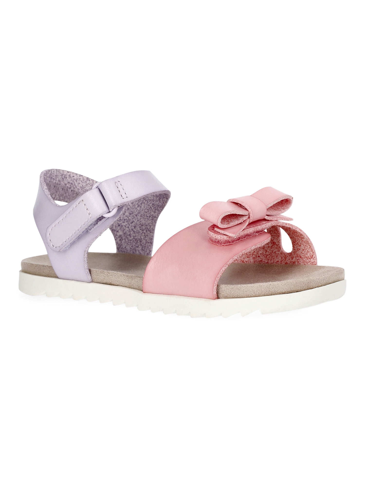 Wonder Nation Baby and Toddler Girls Bow Sandals