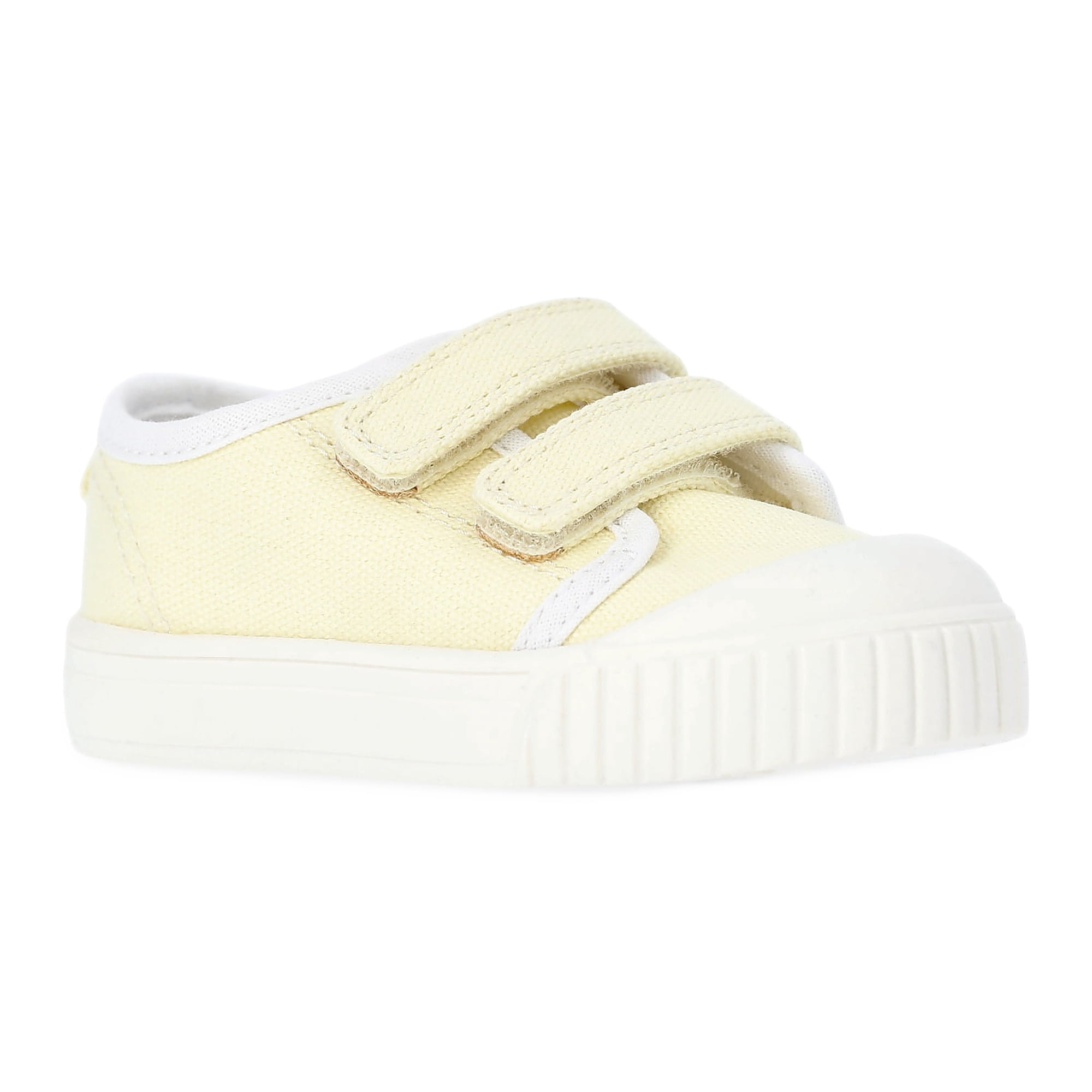 Wonder Nation Baby Girls Two Strap Bump Toe Sneakers