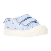 Wonder Nation Baby Girls Two Strap Bump Toe Sneakers