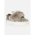 thumbnail image 1 of Wonder Nation Baby and Toddler Girls Two Strap Bump Toe Sneakers, 1 of 6