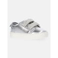thumbnail image 1 of Wonder Nation Baby and Toddler Girls Two Strap Bump Toe Sneakers, 1 of 6