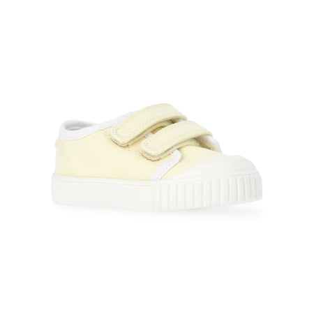 Wonder Nation Baby Girls Two Strap Bump Toe Sneakers