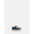 thumbnail image 1 of Wonder Nation Baby Girls Two Strap Bump Toe Sneakers, 1 of 4