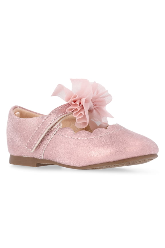 Baby and Toddler Girls Tulle Bow Flats