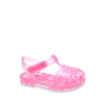 thumbnail image 1 of Wonder Nation Baby Girls Glitter Jelly Fisherman Sandal, 1 of 5