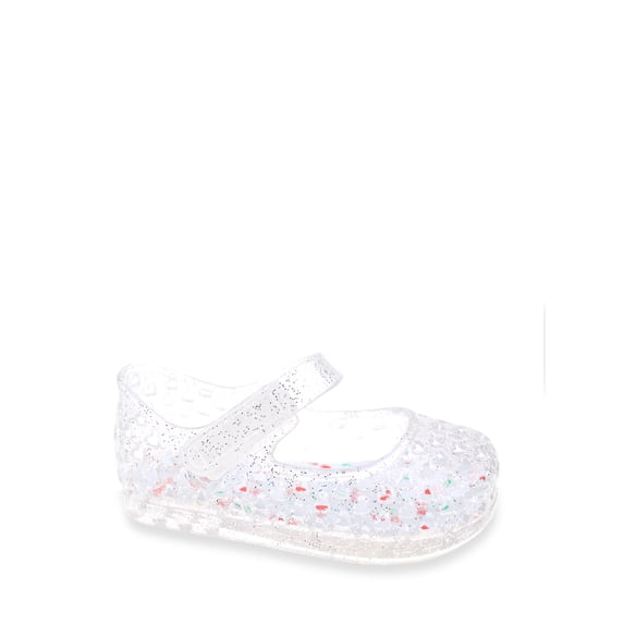 Wonder Nation Baby and Toddler Girls Mary Jane Jelly Shoes