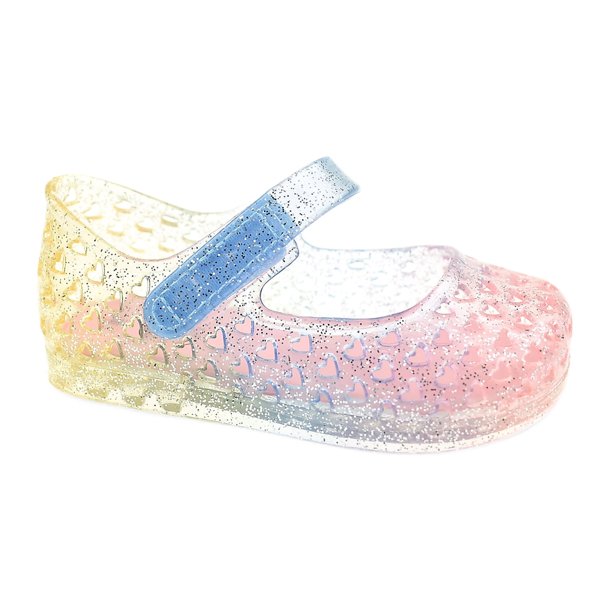 Wonder Nation Baby and Toddler Girls Mary Jane Jelly Shoes