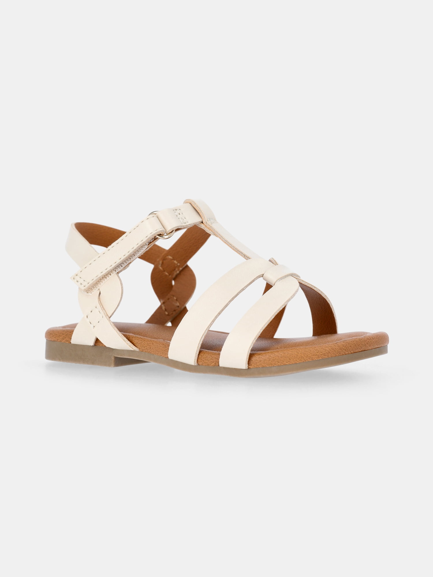 Wonder Nation Baby and Toddler Girls Knot Strappy Sandals