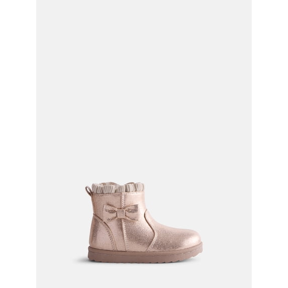 Wonder Nation Baby & Toddler Girls Faux Fur Shearing Boot