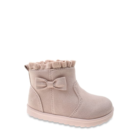 Wonder Nation Baby and Toddler Girls Faux Fur Boots