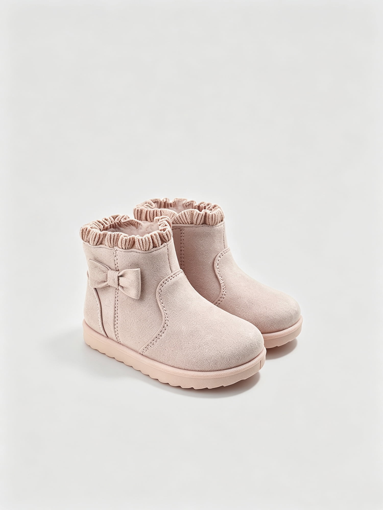 Wonder Nation Baby and Toddler Girls Faux Fur Boots