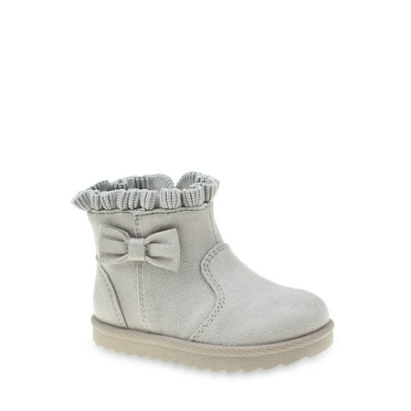 Wonder Nation Baby and Toddler Girls Faux Fur Boots