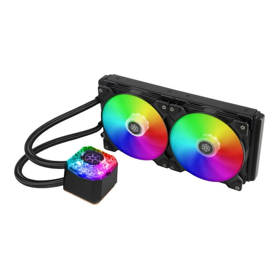 Silverstone Icegem 280, 280Mm Argb Aio Liquid Cooler With 2 X 140Mm Argb Fans, Threadripper Tr4, Sst-Ig280-Argb