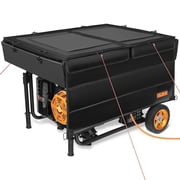 IGAN Generator Tent Waterproof Generator Cover Windproof Kit 3500 12000 Watt 10 lb. Pro Max Black