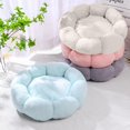 thumbnail image 1 of IGEED Calming Dog Bed Cat Winter Warm Sleeping Round Flower Shaped Fluffy Bed Plush Soft Pet Bed, Comfort Bed Machine Washable Pet Bed, 1 of 7