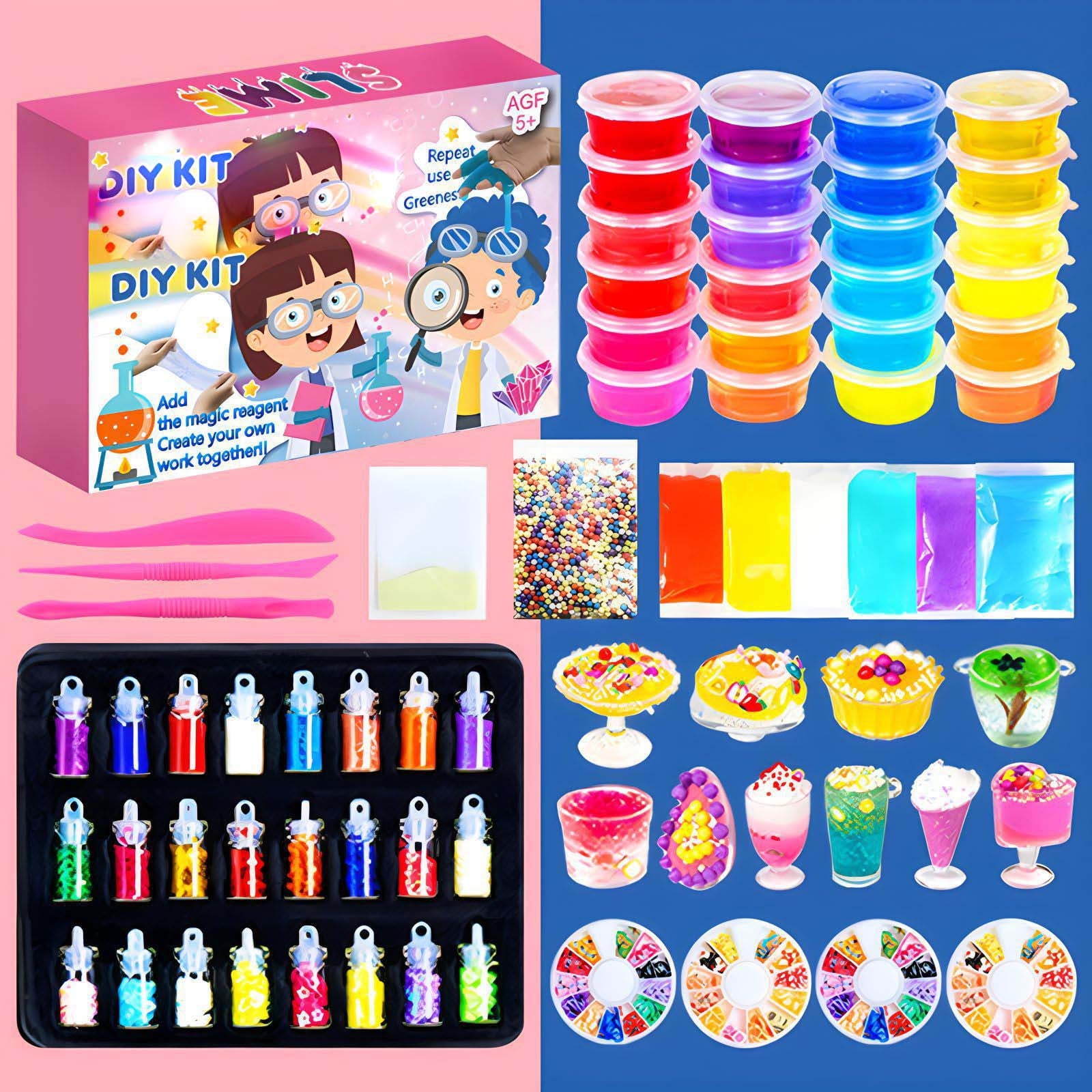 Slime Para Niñas GirlZone Regalo Para Niu00f1as Kit De Slime Huevo