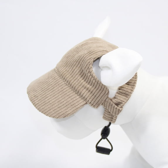IGEED Dog Baseball Cap with Ear Holes Pet Sun Protection Hat Adjustable UV Shield Outdoor Walking Gear for Dogs