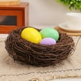 thumbnail image 1 of IGEED Easter Simulation Birds Nest Decorating,Mini Artificial Birds Nest Rattan Nest for Easter Crafts,Home Garden Decor Wedding Party,Rattan Birds Nest for Crafts Home Party Decor, 1 of 7