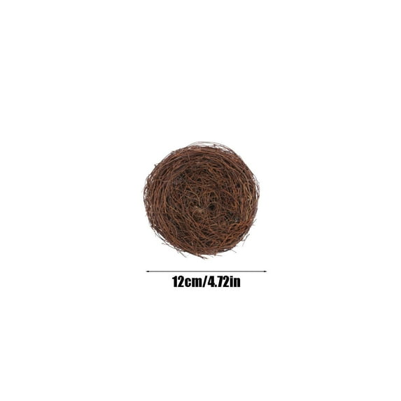 IGEED Easter Simulation Birds Nest Decorating,Mini Artificial Birds Nest Rattan Nest for Easter Crafts,Home Garden Decor Wedding Party,Rattan Birds Nest for Crafts Home Party Decor
