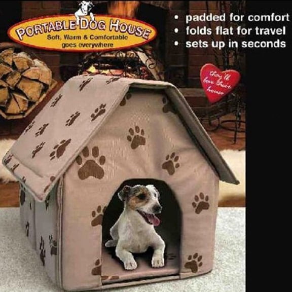 IGEED Foldable Dog House,Cute Small Pet Bed Tent,Foldable Dog House Kennel Bed Mat with Cushion for Small Medium Large Dogs Cats, Winter Warm Cat Nest Puppy Cave Sofa Pet Products