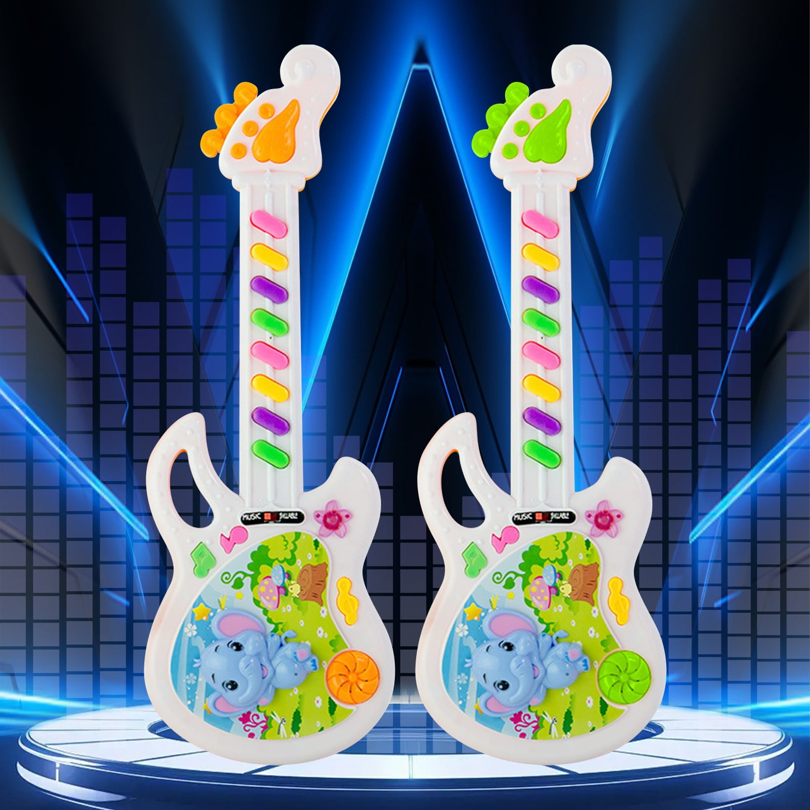 IGEED Kids Handheld Musical Electronic Toy Guitar for Toddlers