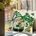thumbnail image 1 of IGEED St Patricks Day Pillow Covers,18x18 Set of Shamrock Lucky Clovers Green Cotton Linen Decorative,Throw Pillow Case Saint Patricks Outdoor Cushion Cover for Home Decor, 1 of 6