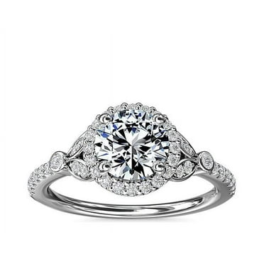 IGI CERTIFIED 2.50 Ct Beautiful Solitaire Round Cut Lab Grown Diamond Ring for Wedding Solid 950 Platinum Size 7 (F-G/VS1) by CARATUP