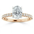 thumbnail image 1 of IGI Certified 1 Carat Lab Grown Diamond Engagement Ring | 14K Rose Gold | Solitaire Lab Diamond Ring | G-VS2 | Valentine Gift, 1 of 2