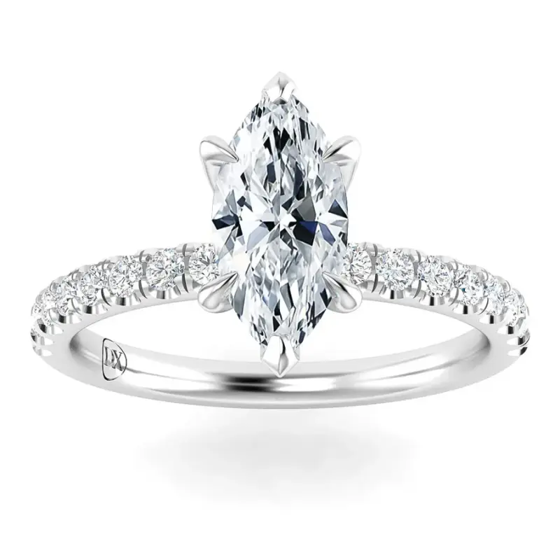 OM-RE IGI Certified 1 Carat Lab Grown Diamond Engagement Ring | 14K White Gold | Solitaire Lab Diamond Ring | G-VS2 | Valentine Gift