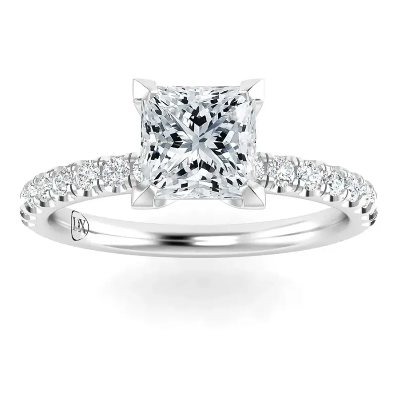 OM-RE IGI Certified 1 Carat Lab Grown Diamond Engagement Ring | 14K White Gold | Solitaire Lab Diamond Ring | G-VS2 | Valentine Gift