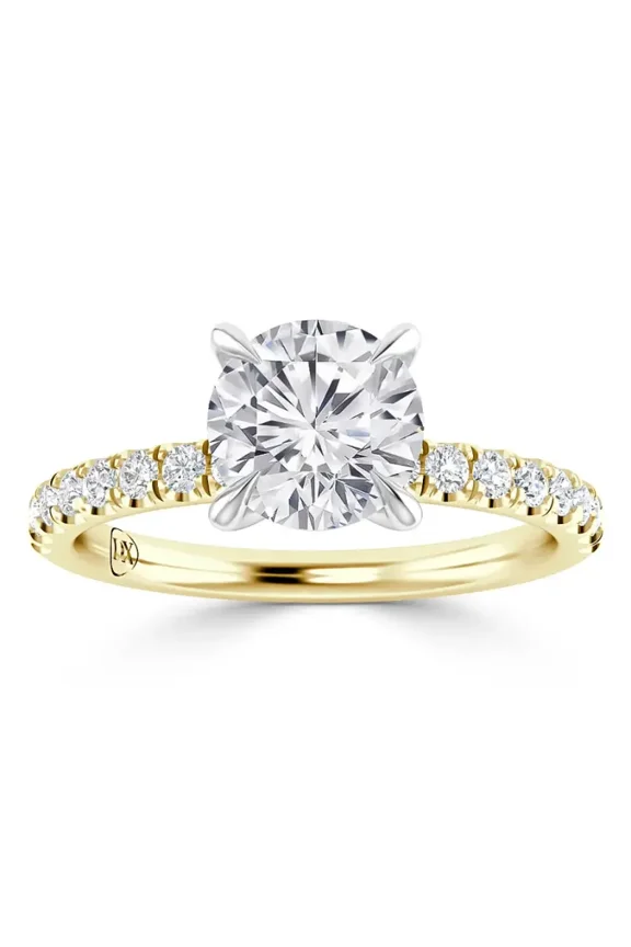 IGI Certified 1 Carat Lab Grown Diamond Engagement Ring | 14K Yellow Gold | Solitaire Lab Diamond Ring | G-VS2 | Valentine Gift