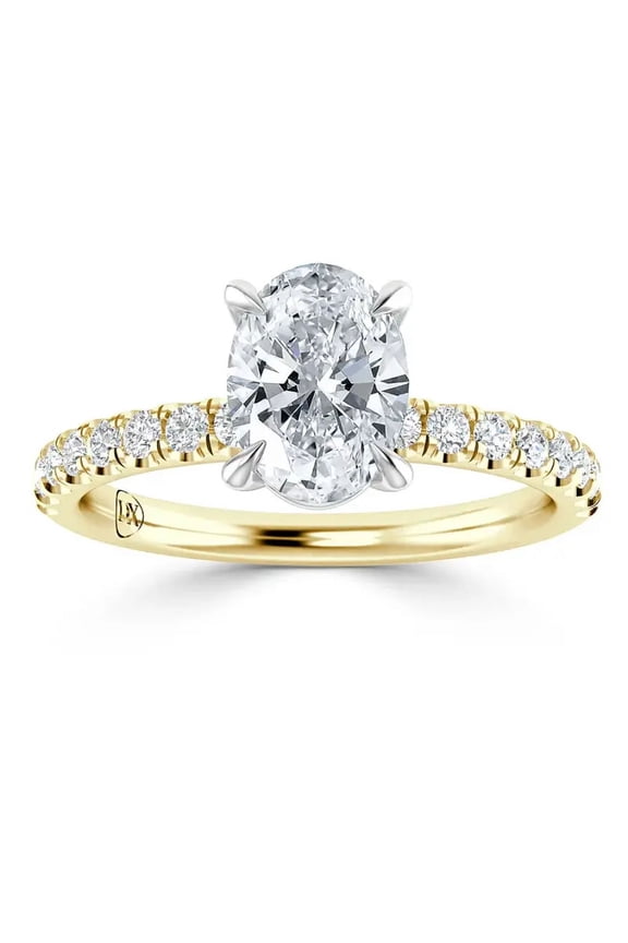 Solitaire G-Color Diamond Engagement Ring, 1 ct, 14k Gold