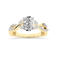 thumbnail image 1 of IGI Certified 1 Carat Oval Shape Lab Grown Diamond Engagement Ring | 14K Yellow Gold | Harlow Twisted Shank Diamond Ring| FG-VS1-VS2 Quality Friendly Diamonds, 1 of 5