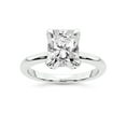 thumbnail image 1 of IGI Certified 1 Carat Radiant Shape Lab Grown Diamond Engagement Ring | 14K White Gold | Mabel Petal Solitaire Diamond Ring | FG-VS1-VS2 Quality Friendly Diamonds, 1 of 6