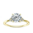 thumbnail image 1 of IGI Certified 2.15 Ct Classic Round Cut Lab Grown Diamond Halo Ring for Engagement Solid 14K Yellow Gold Size 11.5 (E/VVS2) by Diamond-Capitals, 1 of 9