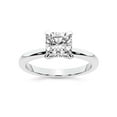 thumbnail image 1 of IGI Certified 2 Carat Cushion Shape Lab Grown Diamond Engagement Ring | 14K White Gold | Matilda Leaf Petal Solitaire Diamond Ring | FG-VS1-VS2 Quality Friendly Diamonds, 1 of 6