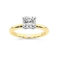 thumbnail image 1 of IGI Certified 2 Carat Cushion Shape Lab Grown Diamond Engagement Ring | 14K Yellow Gold | Mabel Petal Solitaire Diamond Ring | FG-VS1-VS2 Quality Friendly Diamonds, 1 of 6