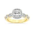 thumbnail image 1 of IGI Certified 2 Carat Cushion Shape Lab Grown Diamond Engagement Ring | 14K Yellow Gold |Micaela Halo Diamond Ring | FG-VS1-VS2 Quality Friendly Diamonds, 1 of 5
