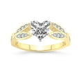 thumbnail image 1 of IGI Certified 2 Carat Heart Shape Lab Grown Diamond Engagement Ring | 14K Yellow Gold | Nova Split Shank Vintage Diamond Ring | FG-VS Quality Friendly Diamonds, 1 of 6