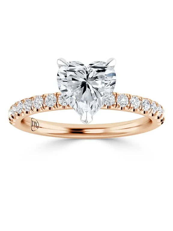 Solitaire G Diamond Engagement Ring, 2 ct, 14k Gold