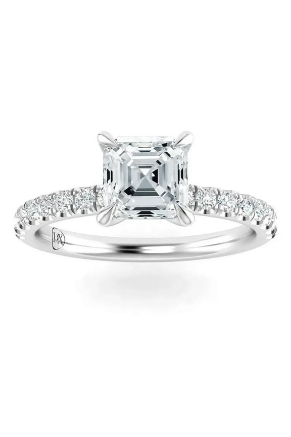 IGI Certified 2 Carat Lab Grown Diamond Engagement Ring | 14K White Gold | Solitaire Lab Diamond Ring | G-VS2
