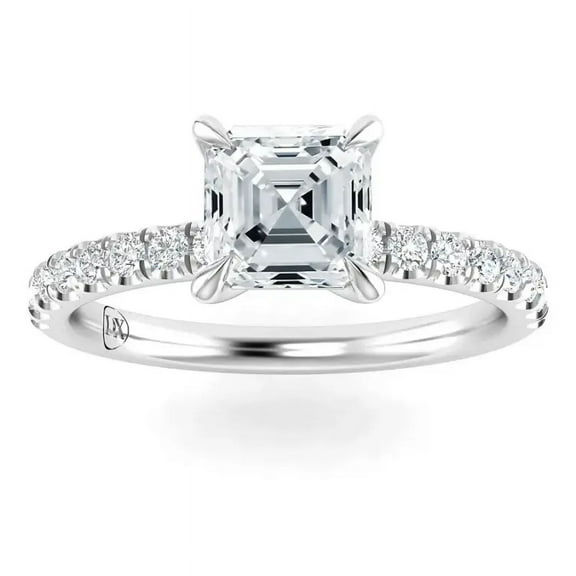 IGI Certified 2 Carat Lab Grown Diamond Engagement Ring | 14K White Gold | Solitaire Lab Diamond Ring | G-VS2
