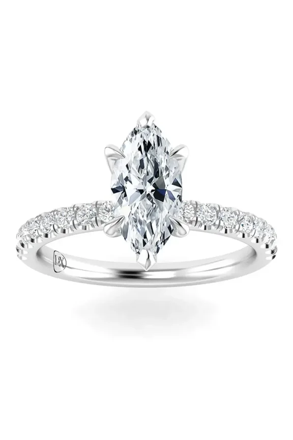 IGI Certified 2 Carat Lab Grown Diamond Engagement Ring|14K White Gold |Solitaire Lab Diamond Ring|G-VS3