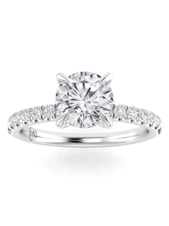 IGI Certified 2 Carat Lab Grown Diamond Engagement Ring|14K White Gold |Solitaire Lab Diamond Ring|G-VS3