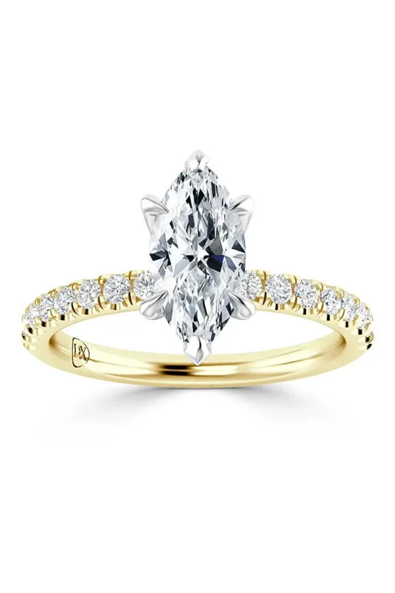 IGI Certified 2 Carat Lab Grown Diamond Engagement Ring|14K Yellow Gold |Solitaire Lab Diamond Ring|G-VS2