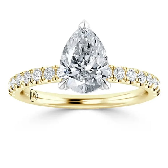 IGI Certified 2 Carat Lab Grown Diamond Engagement Ring|14K Yellow Gold |Solitaire Lab Diamond Ring|G-VS2